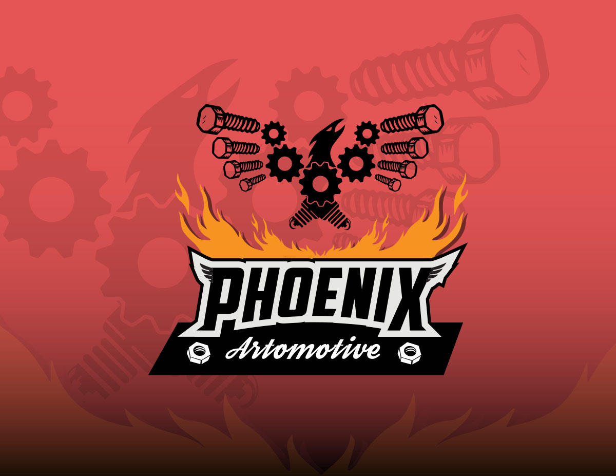 Phoenix Artomotive, Logo Design, Chilliwack, BC
