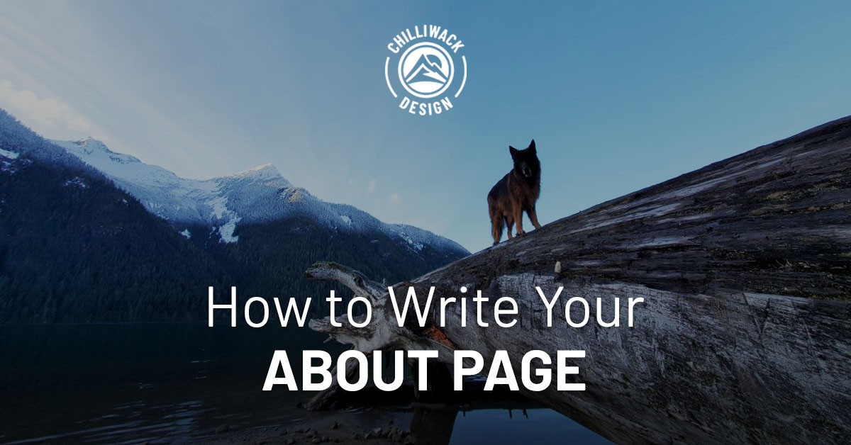 How to Write Your About Page