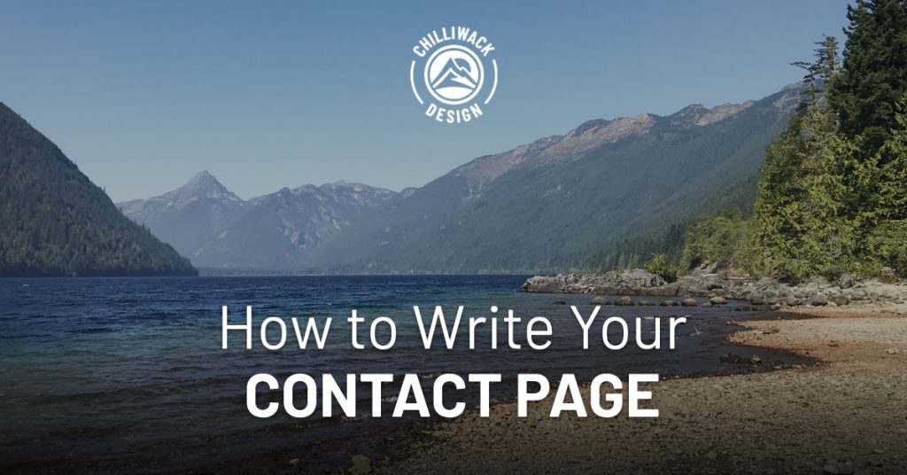 How to Write Your Contact Page